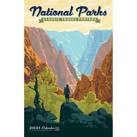 National Park Poster Calendar
